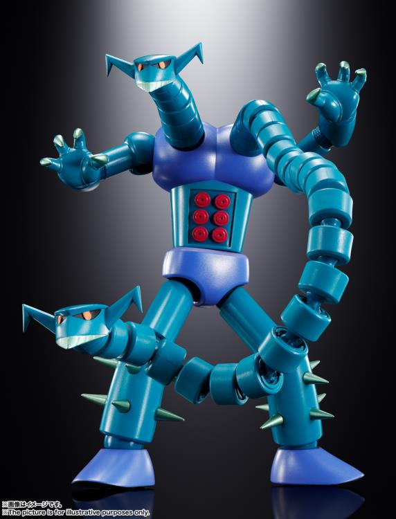 Bandai Soul of Chogokin GX-25R Garada K7 & GX-26R Doublas M2 Mazinger Z Action Figures Set - Collectible Robot Toys for Anime Fans and Display