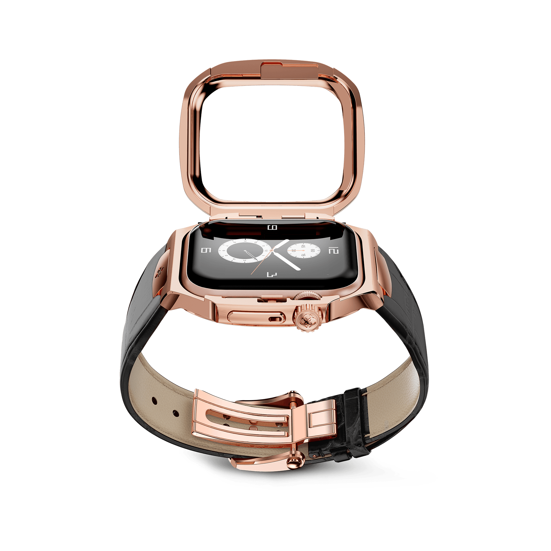 Apple Watch Case ROL45 - Rose Gold Protective Cover for Women & Men, Durable & Slim Fit for Daily Wear, Workout & Outdoor Activities