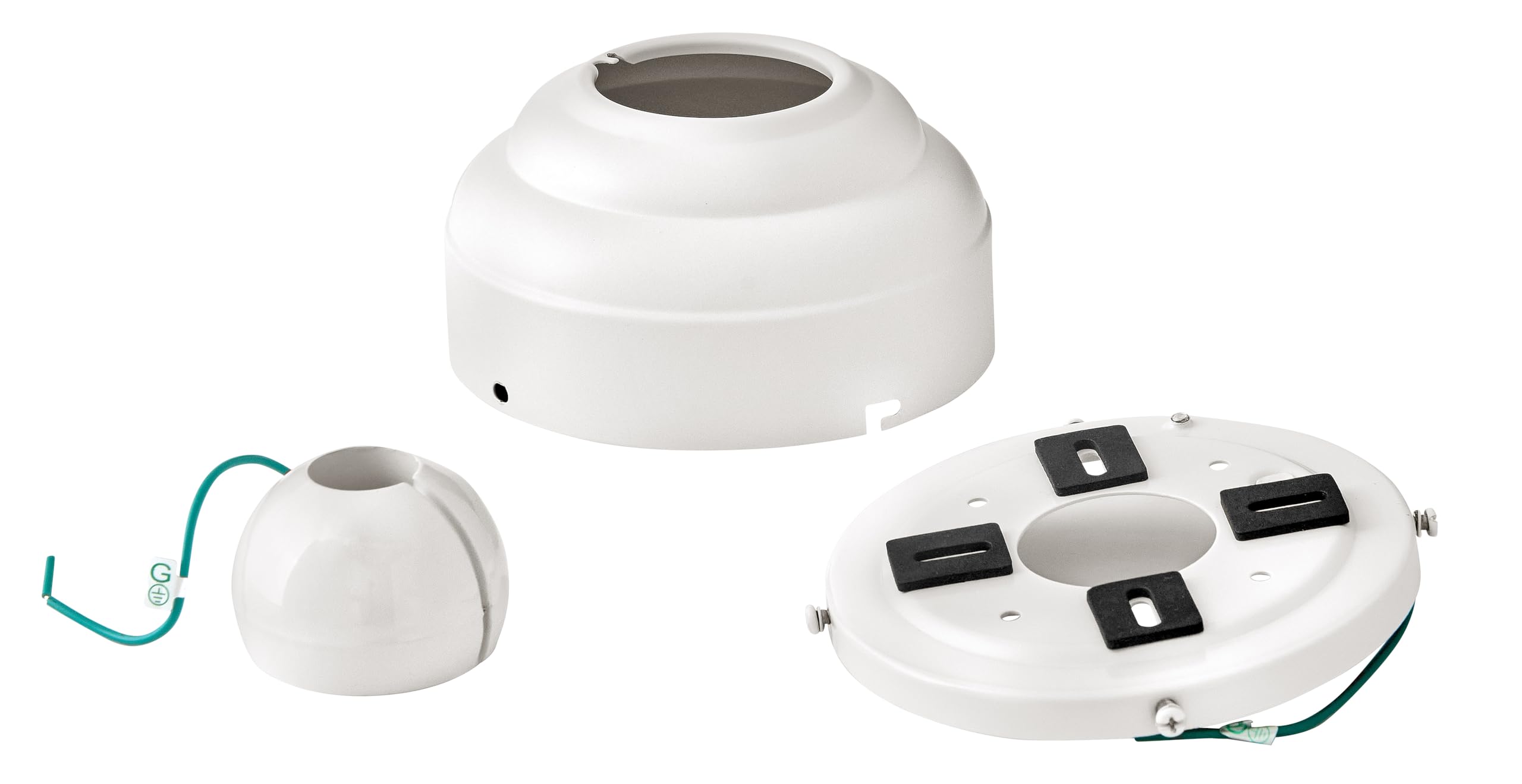 Hinkley Sloped Ceiling Canopy Kit for Angled Ceilings - Chalk White Finish - Easy Installation - Perfect for Living Room, Bedroom, or Dining Room Lighting
