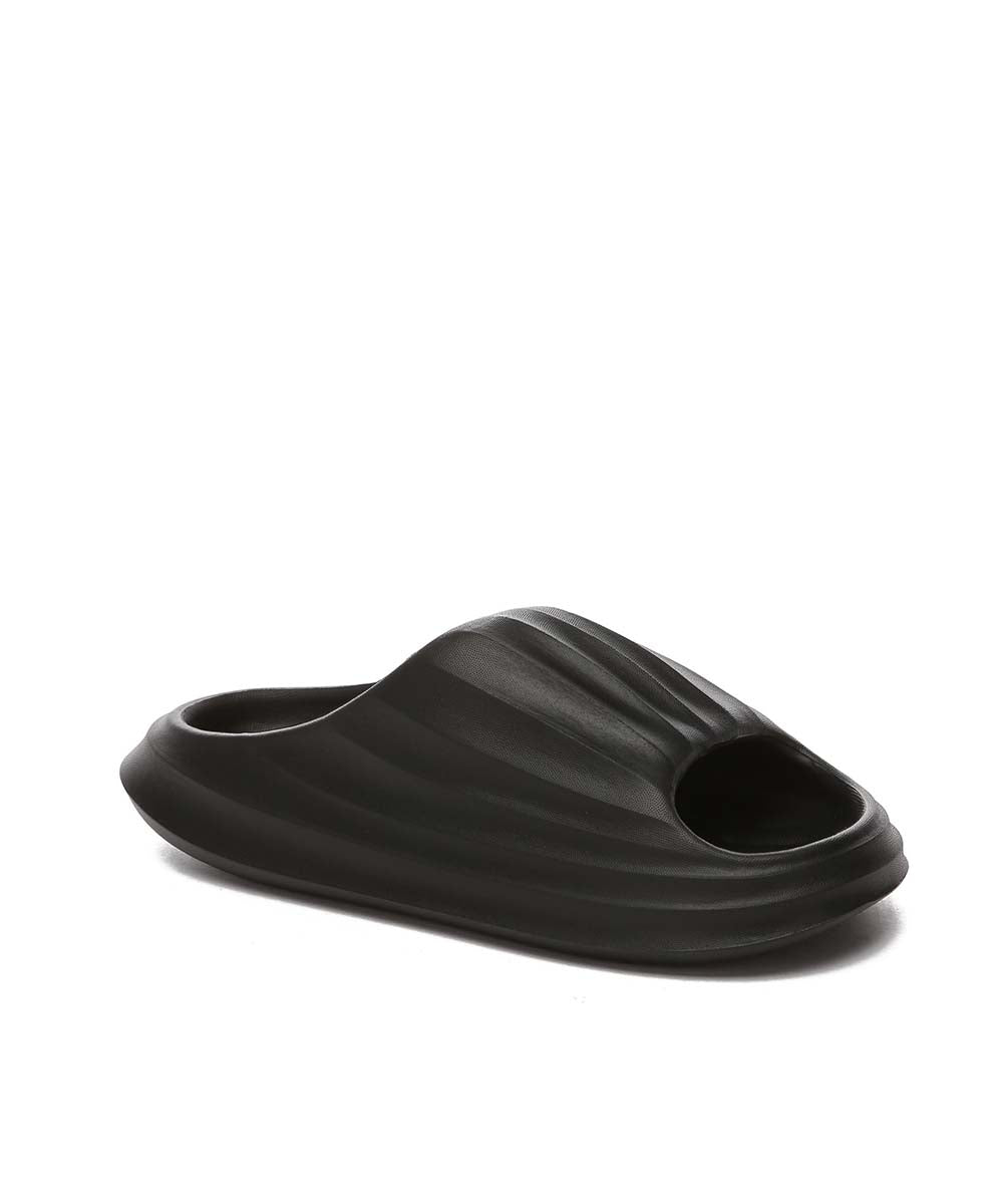 Men's Ripple Air Slides - Lightweight Comfortable Summer Sandals for Walking, Beach & Pool - Breathable Slip-On Slides for Men