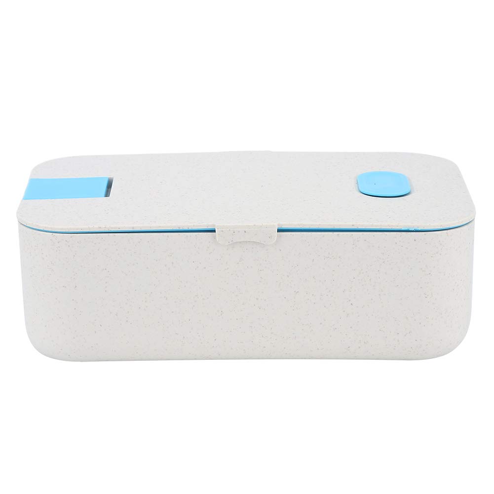 Eco-Friendly Japanese Bento Box - Durable Lunch Box for Home, School & Office - Perfect for Meal Prep, Kids Lunches & Healthy Snacks (Blue)