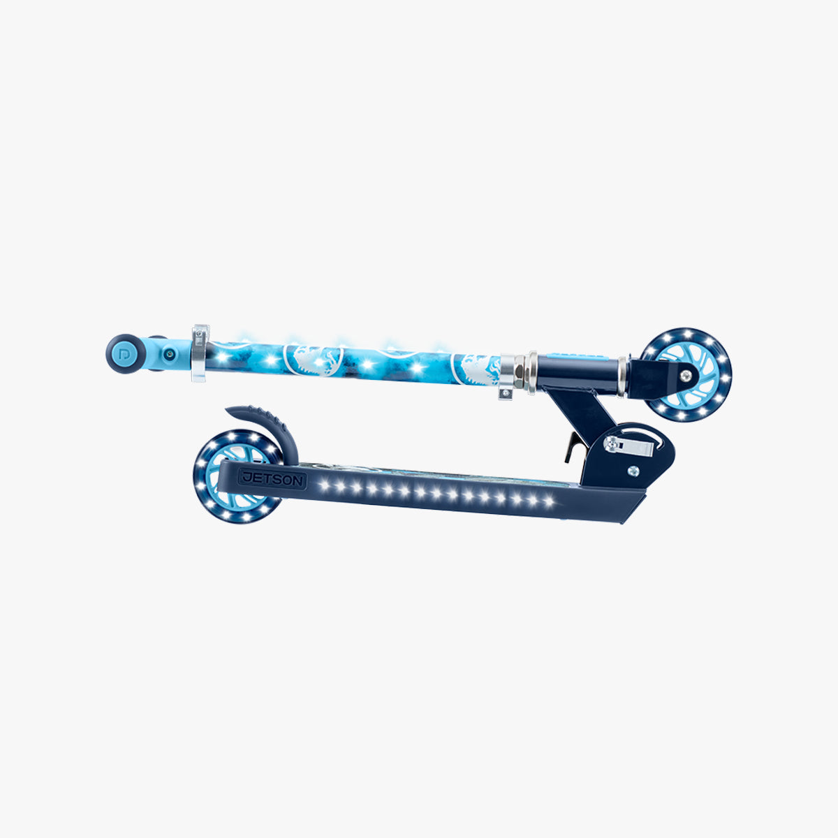 Jurassic World Dominion 2 Wheel LED Light Up Kick Scooter for Kids - Fun Outdoor Ride-On Toy for Boys & Girls Ages 5-12 | Perfect for Park, Neighborhood, and School Commutes