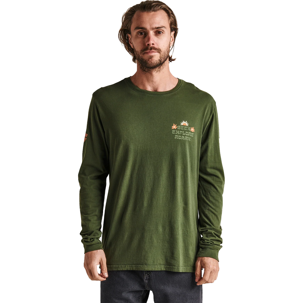 Atoll Long Sleeve T-Shirt for Men - Soft Cotton Casual Shirt with Comfort Fit - Perfect for Everyday Wear, Work & Outdoor Activities