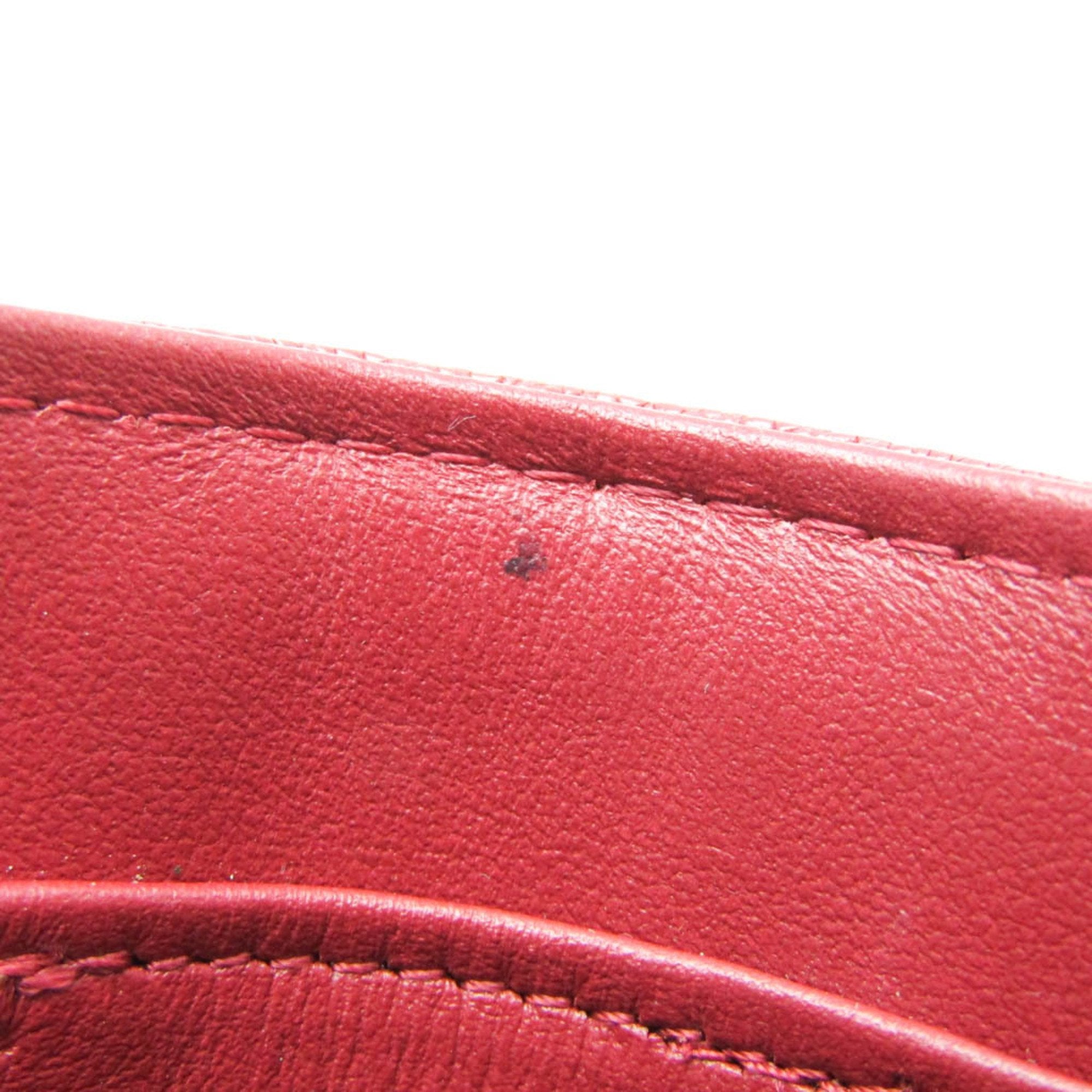 Chanel Red Quilted Leather Boy Wallet AP0253 - Luxury Designer Wallet for Women, Perfect for Parties & Everyday Use