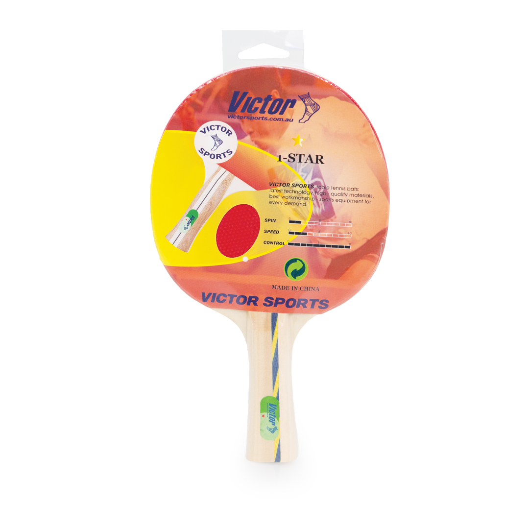 Victor Table Tennis Bat Superspin - Professional Ping Pong Paddle with High Spin Control for Competitive Play | Perfect for Tournaments, Training & Recreational Games