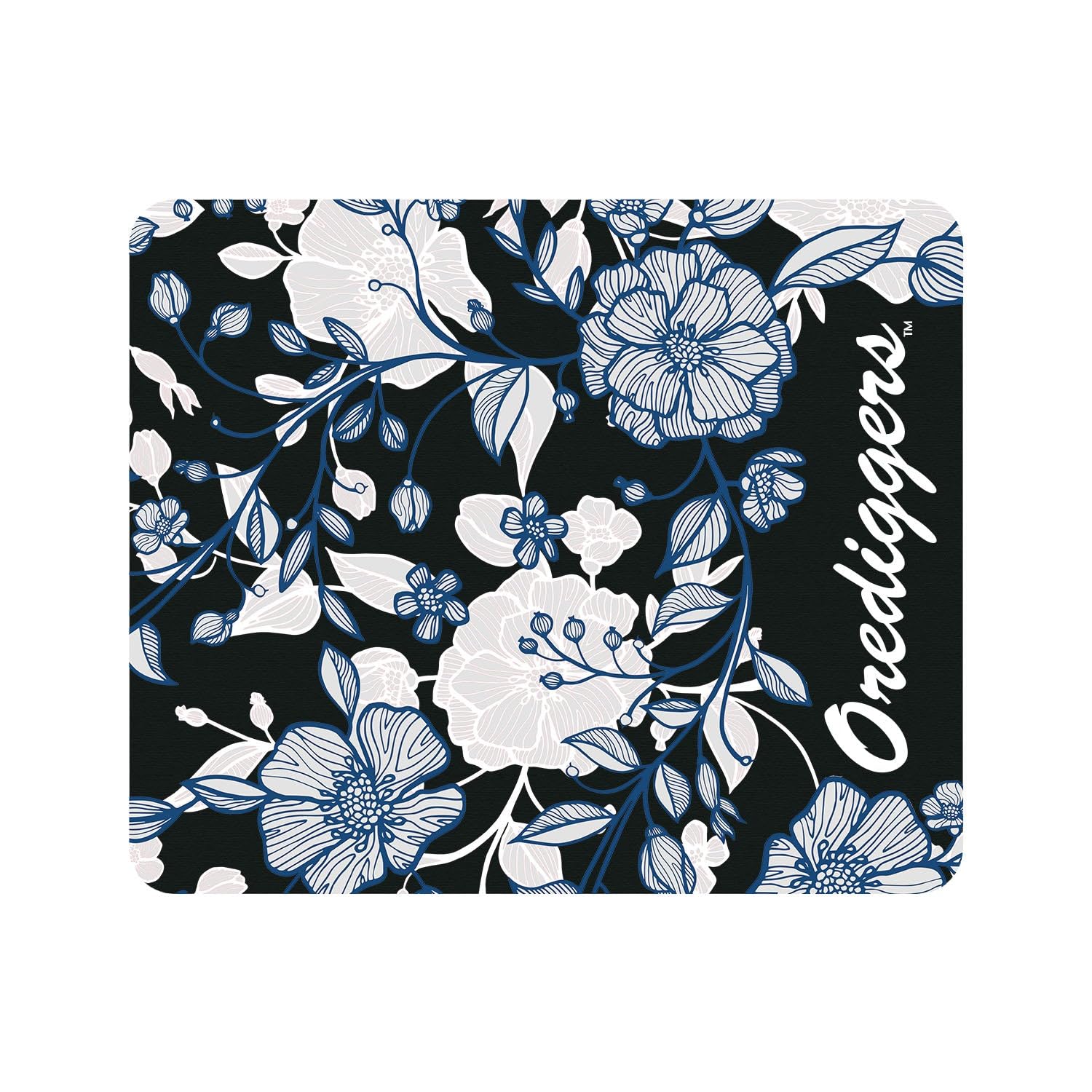 Colorado School of Mines Mouse Pad - Non-Slip Fabric Gaming Mousepad with Floral Lace Design for Office, Home & School Use