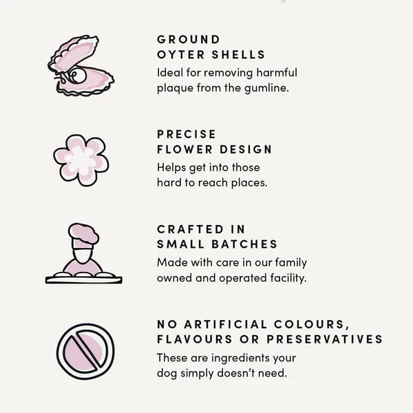 Crumps' Naturals Plaque Busters Original Dental Sticks for Dogs - Natural Teeth Cleaning Chews for Small, Medium & Large Breeds - Freshens Breath & Reduces Tartar - Perfect for Daily Oral Care Routine