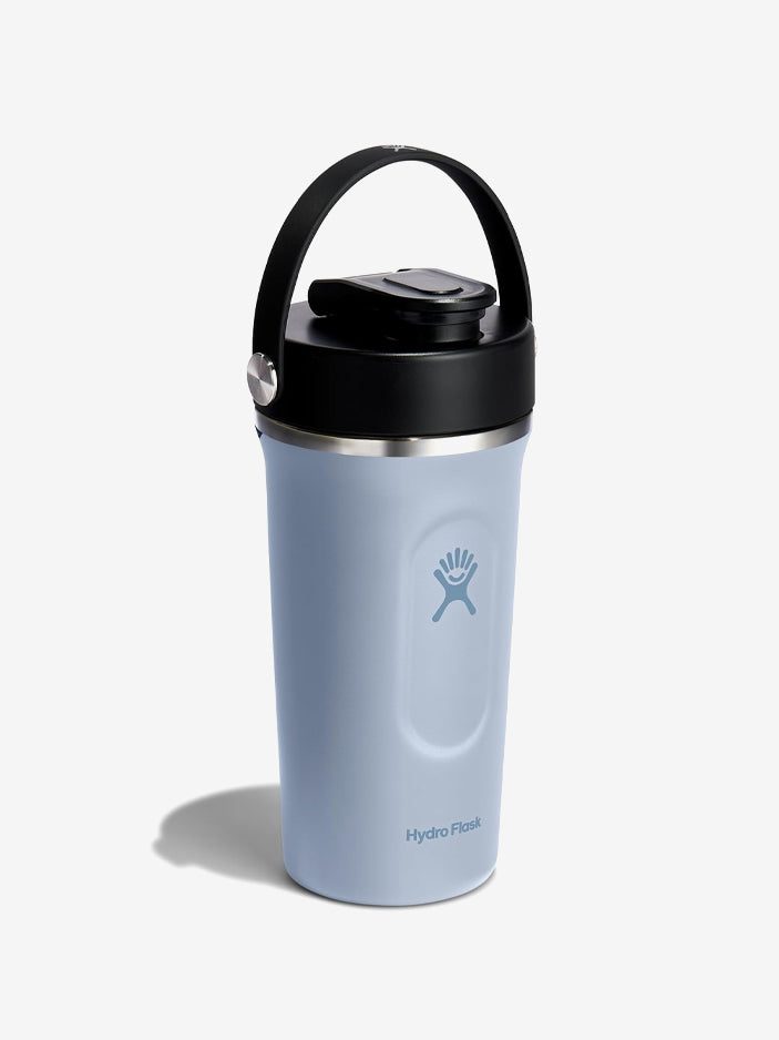 Hydro Flask 710ml (24oz) Stainless Steel Insulated Shaker Bottle with Leak-Proof Lid - Perfect for Protein Shakes, Smoothies & Gym Workouts - Surf Edition
