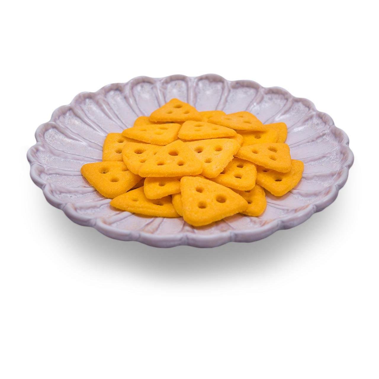 Glico Cheeza Cheddar Cheese Crackers 36g - Delicious Japanese Snack for Parties, Office & Travel - Crunchy Cheese Flavored Crackers