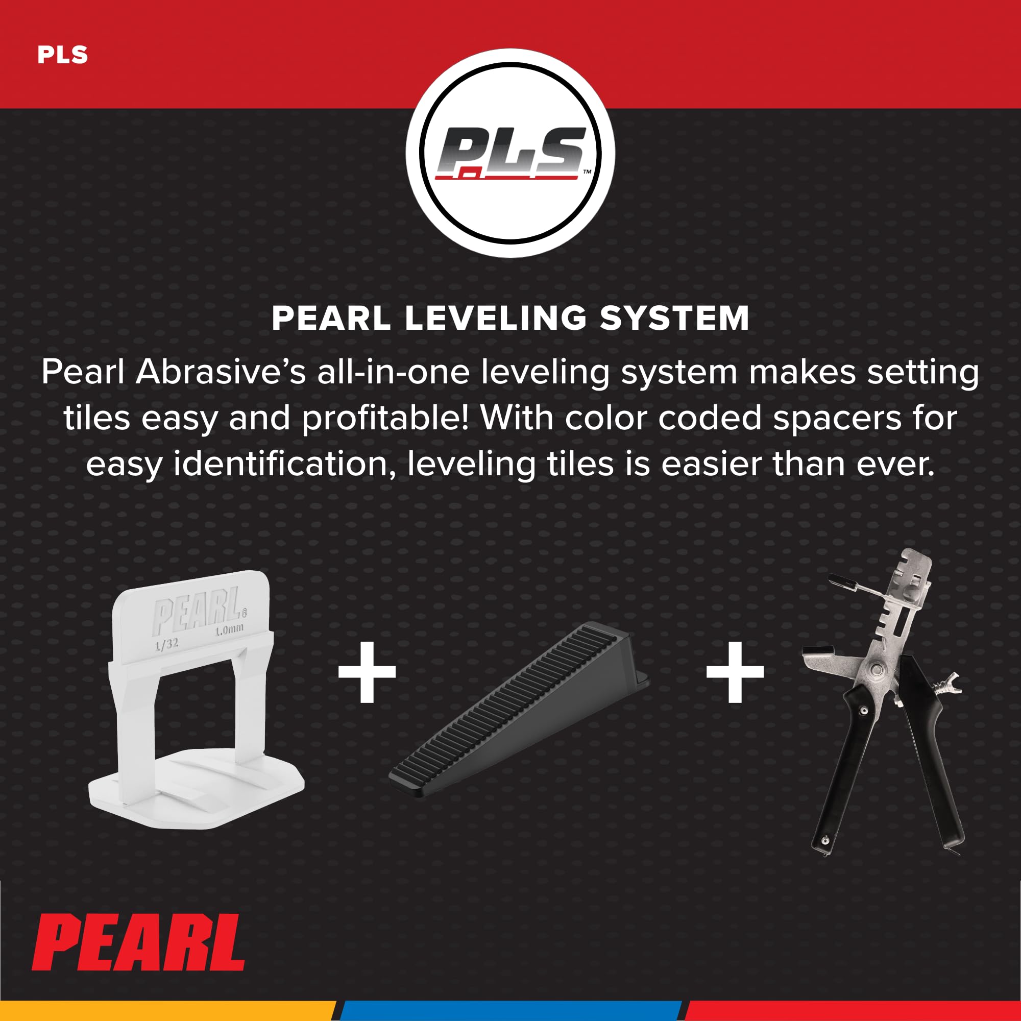 PEARL ABRASIVE CO. 2000-Piece 1/16