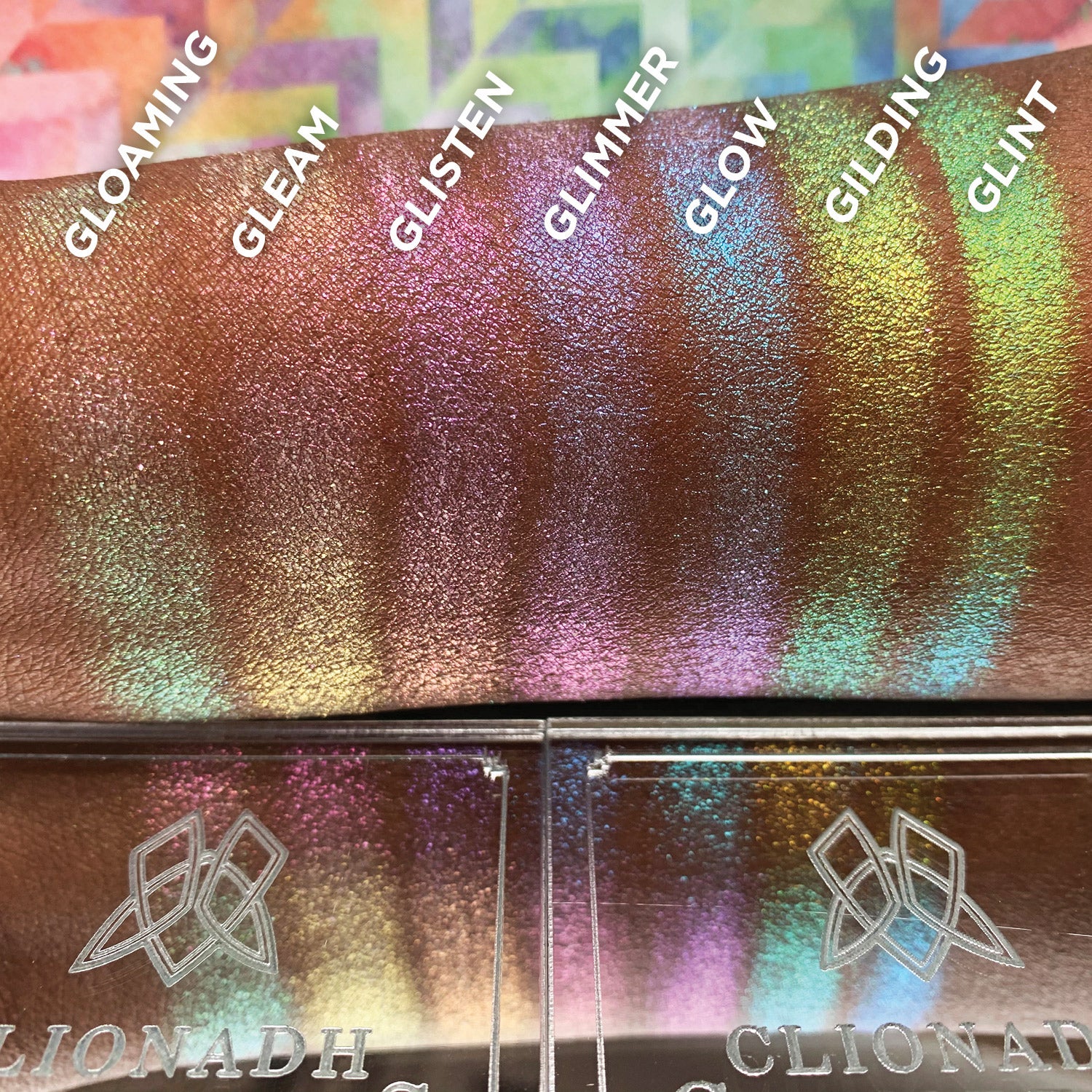 Glint | Glitter Iridescent Multichrome Eyeshadow Palette - Long Lasting Shimmer Makeup for Party, Festival & Special Occasions