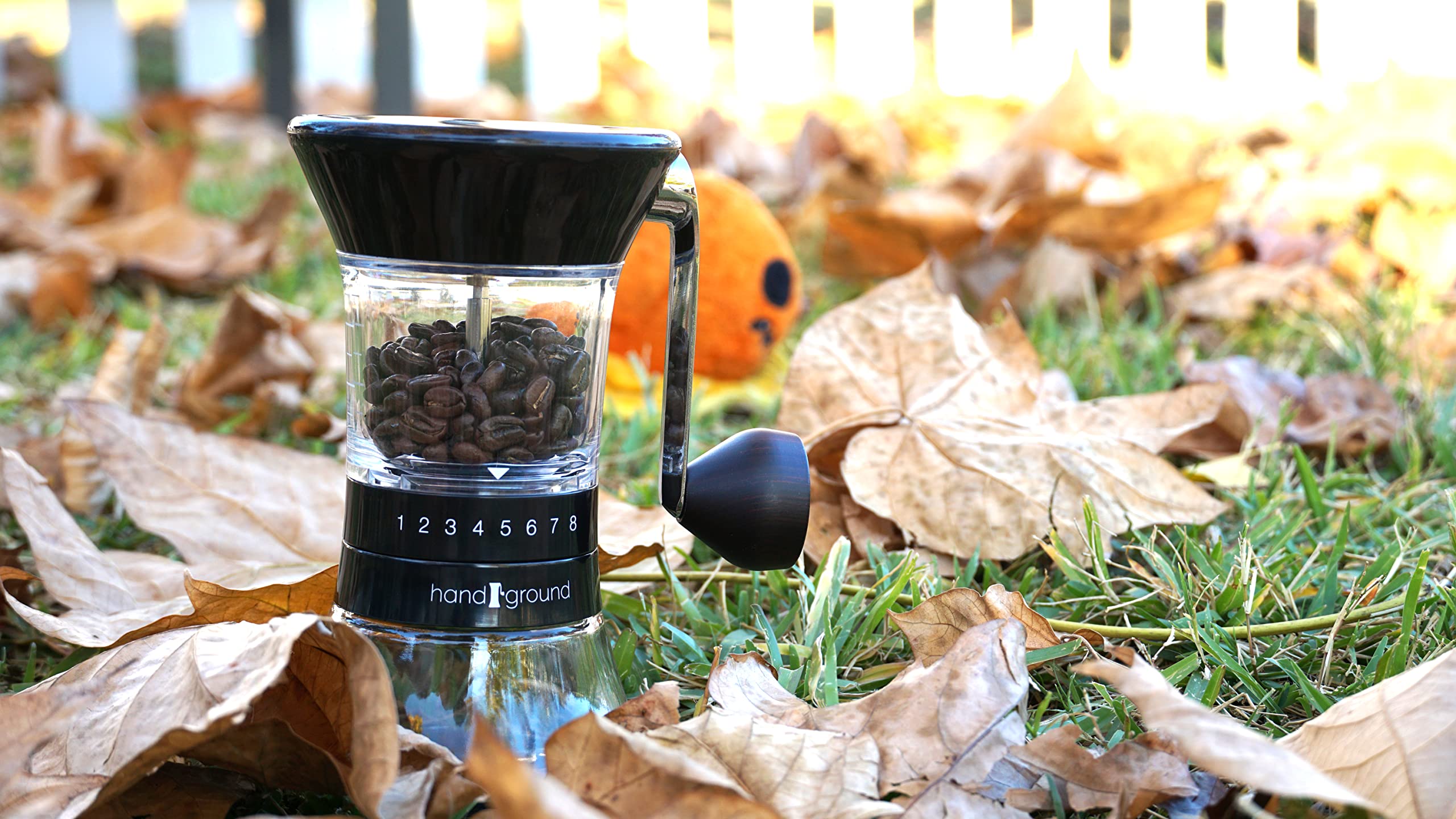 Handground Precision Manual Coffee Grinder - Adjustable Ceramic Burr Mill for Espresso, French Press & Pour Over | Portable Coffee Bean Grinder for Home, Camping & Travel