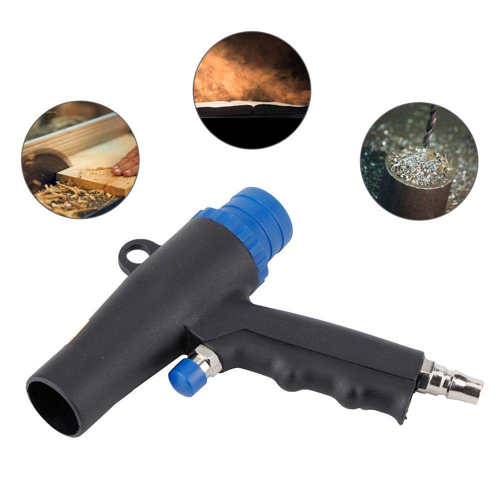 KIMISS 2-in-1 Auto Vacuum Cleaner and Air Blow Gun, 6kPa Pneumatic Cleaning Kit for Car Detailing, Workshop, and Home Use - Dust Removal for Electronics, Keyboards, and Hard-to-Reach Areas