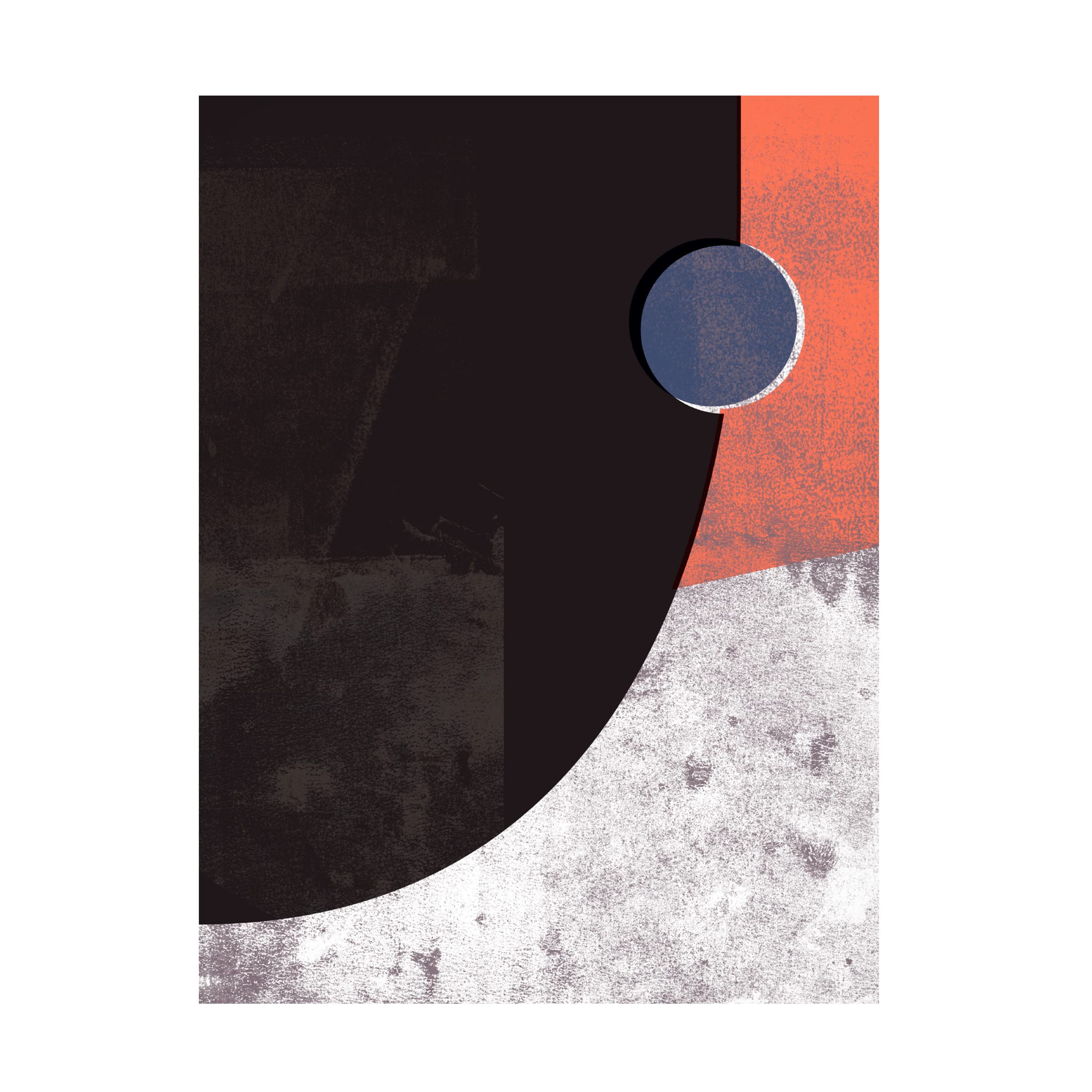 Jacob Green 'Kosmos I' Abstract Canvas Wall Art Print - Modern Home Decor for Living Room, Bedroom & Office | Trademark Fine Art Collection