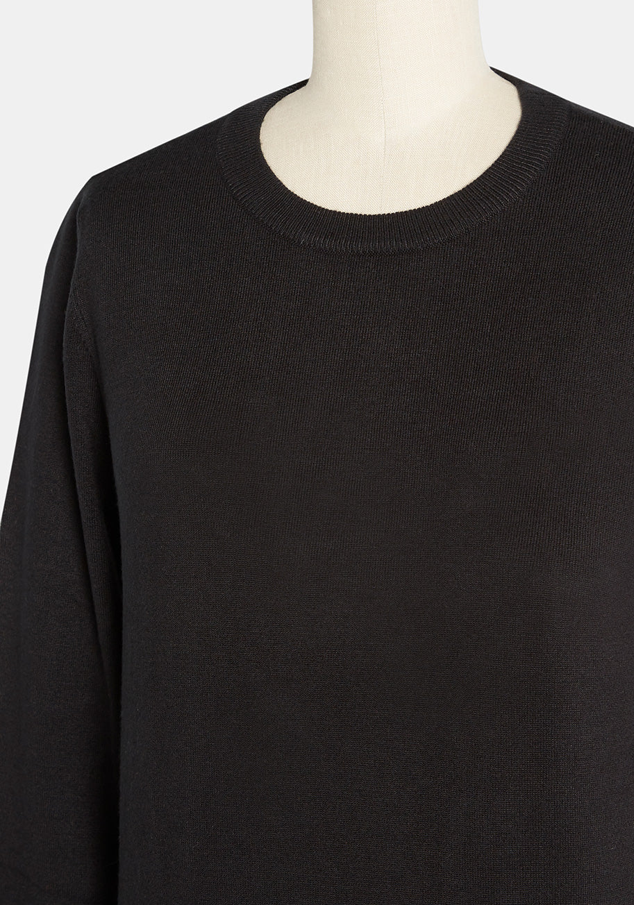 Charter School Long Sleeve Pullover Sweater - Comfortable Crewneck Sweatshirt for Kids & Teens - Perfect for School Uniforms, Casual Wear & Cold Weather