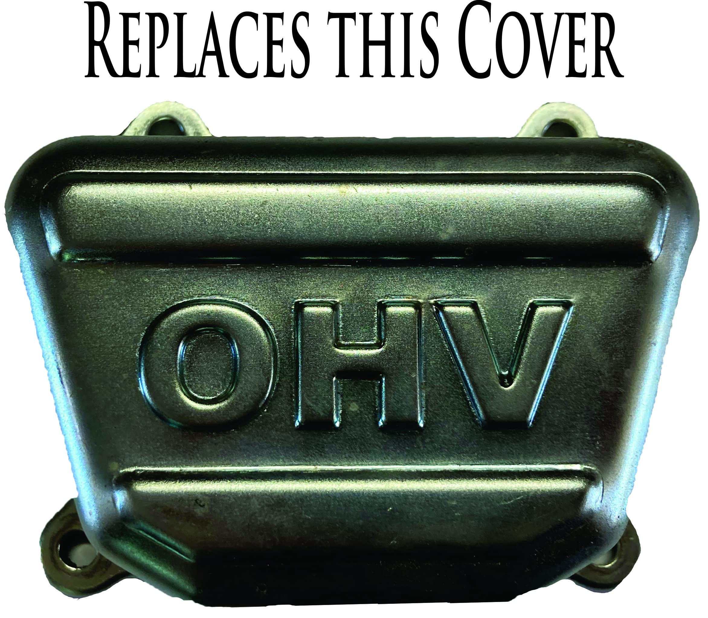 Predator Ghost Engine Clear Valve Cover - High Performance Replacement Part for Racing & Custom Car Builds - Perfect for Show Cars, Hot Rods & Engine Upgrades