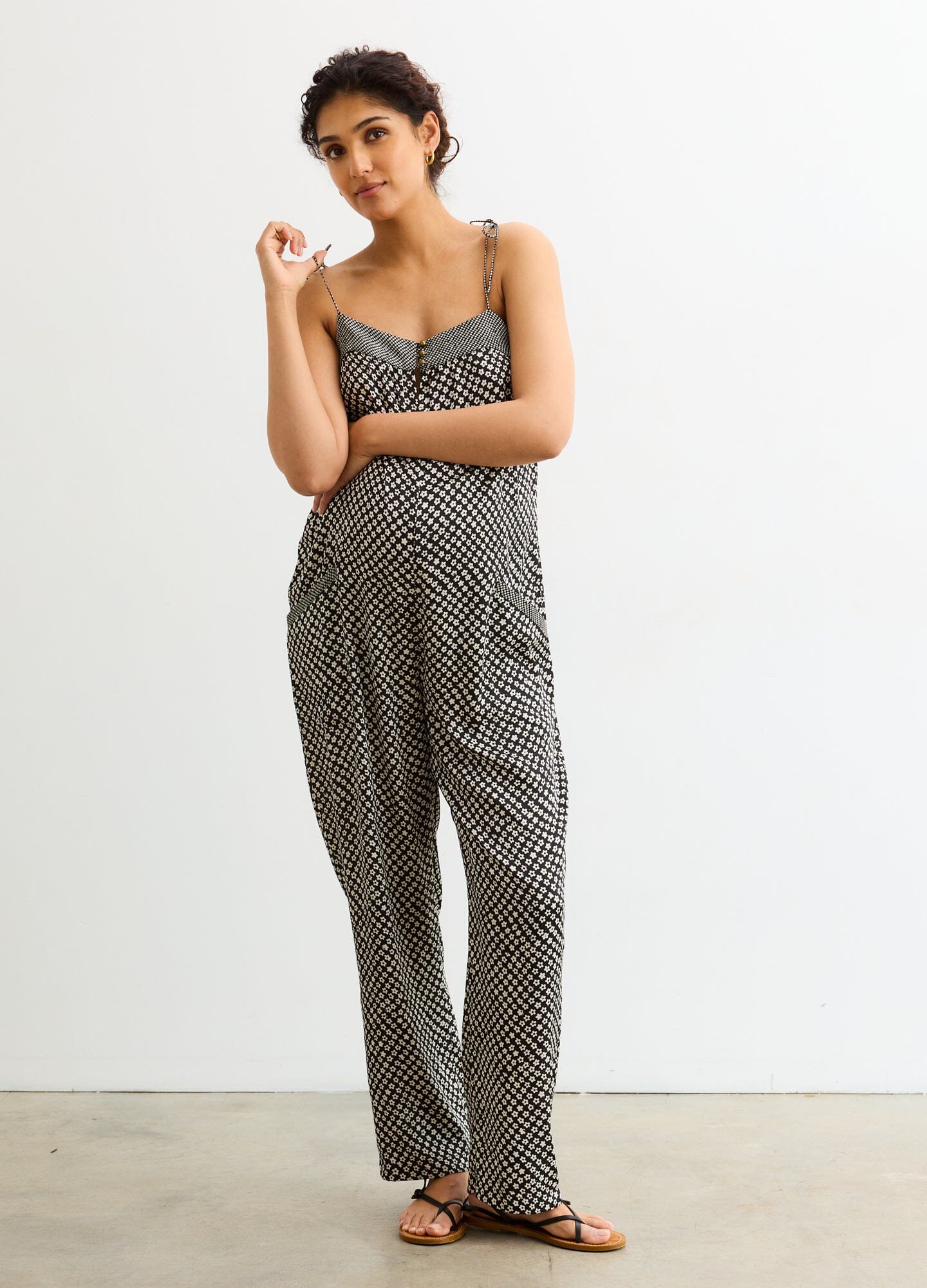 Portia Jumpsuit for Women - Stylish One-Piece Romper with Pockets | Perfect for Casual Outings, Beach Vacations & Summer Fashion