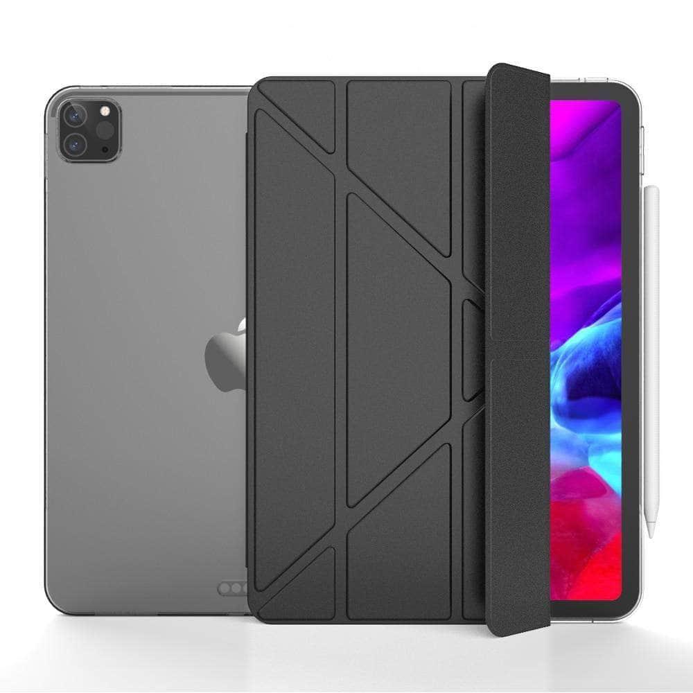 Apple iPad Pro 11-inch (2020) Genuine Leather Multi-Angle Smart Cover Case - Perfect for Work, Study & Travel Protection