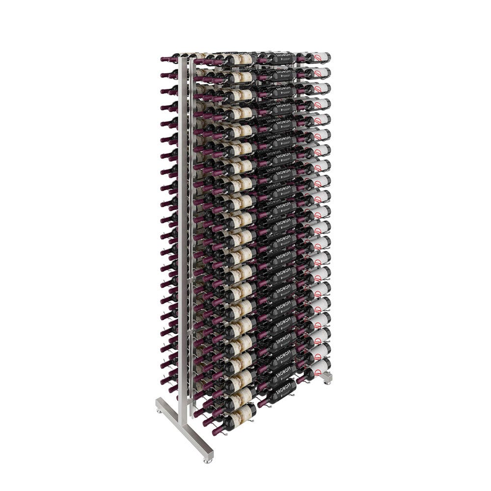 378 Bottle 7 Foot DLX Island Wine Rack Display - Perfect for Wine Cellars, Bars, and Restaurants Storage Organization