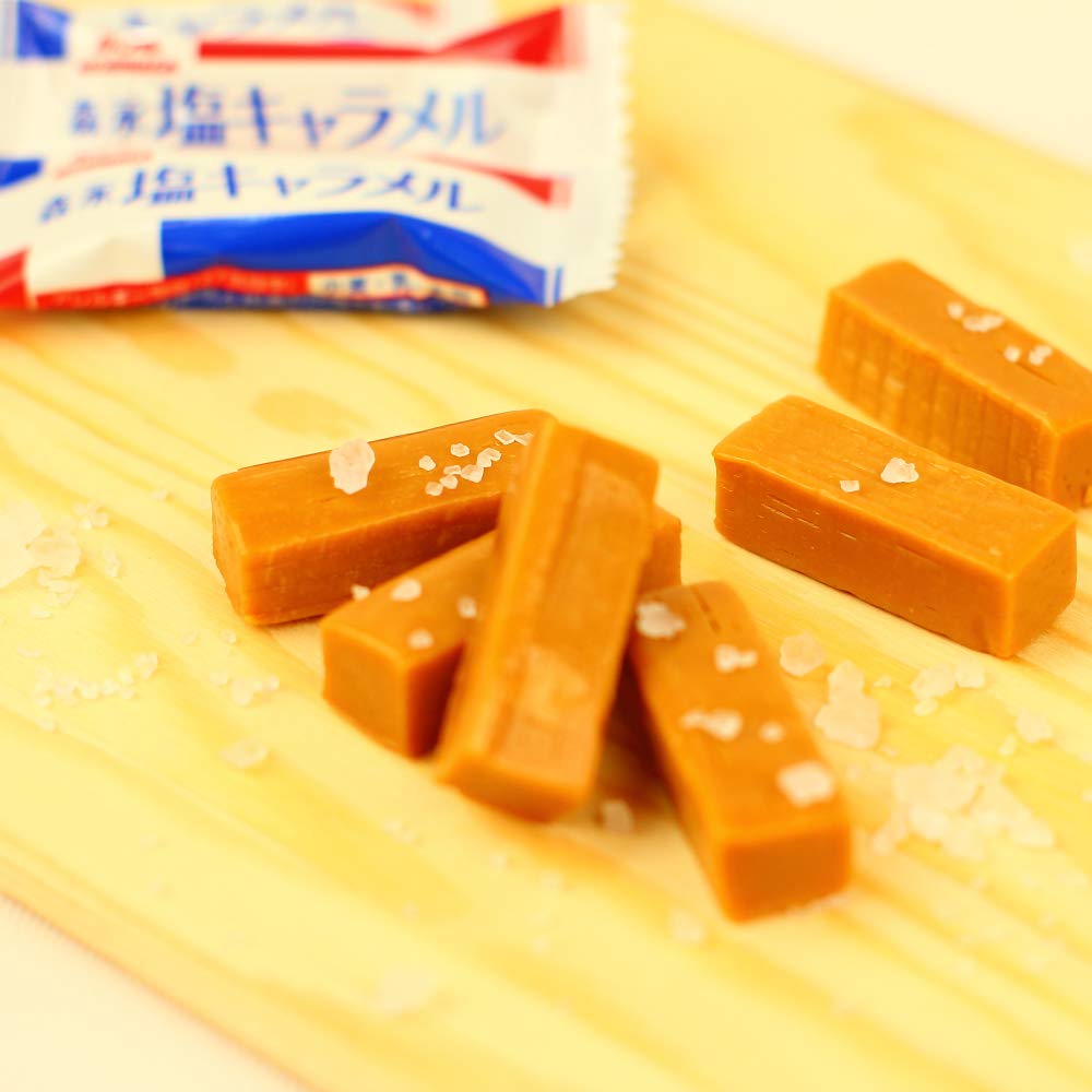 Morinaga Salt Caramel Candy Bags 92g (6-Pack) – Perfect for Snacking, Gifts & Office Treats
