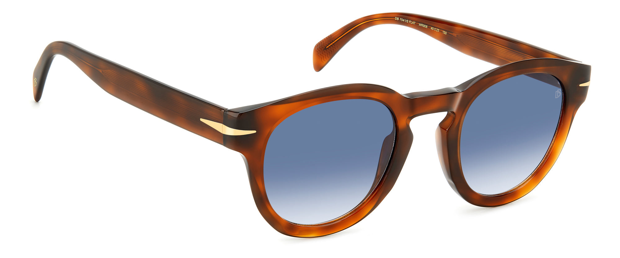 David Beckham DB7041/S FLAT Sunglasses - Polarized UV Protection Aviator Style for Men & Women - Perfect for Driving, Travel & Outdoor Activities