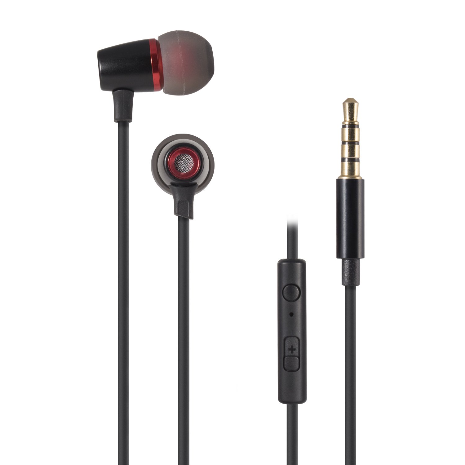 AT&T ZEB10 Stereo In-Ear Headphones with Built-in Mic & Volume Control - Perfect for Workouts, Commuting & Hands-Free Calls