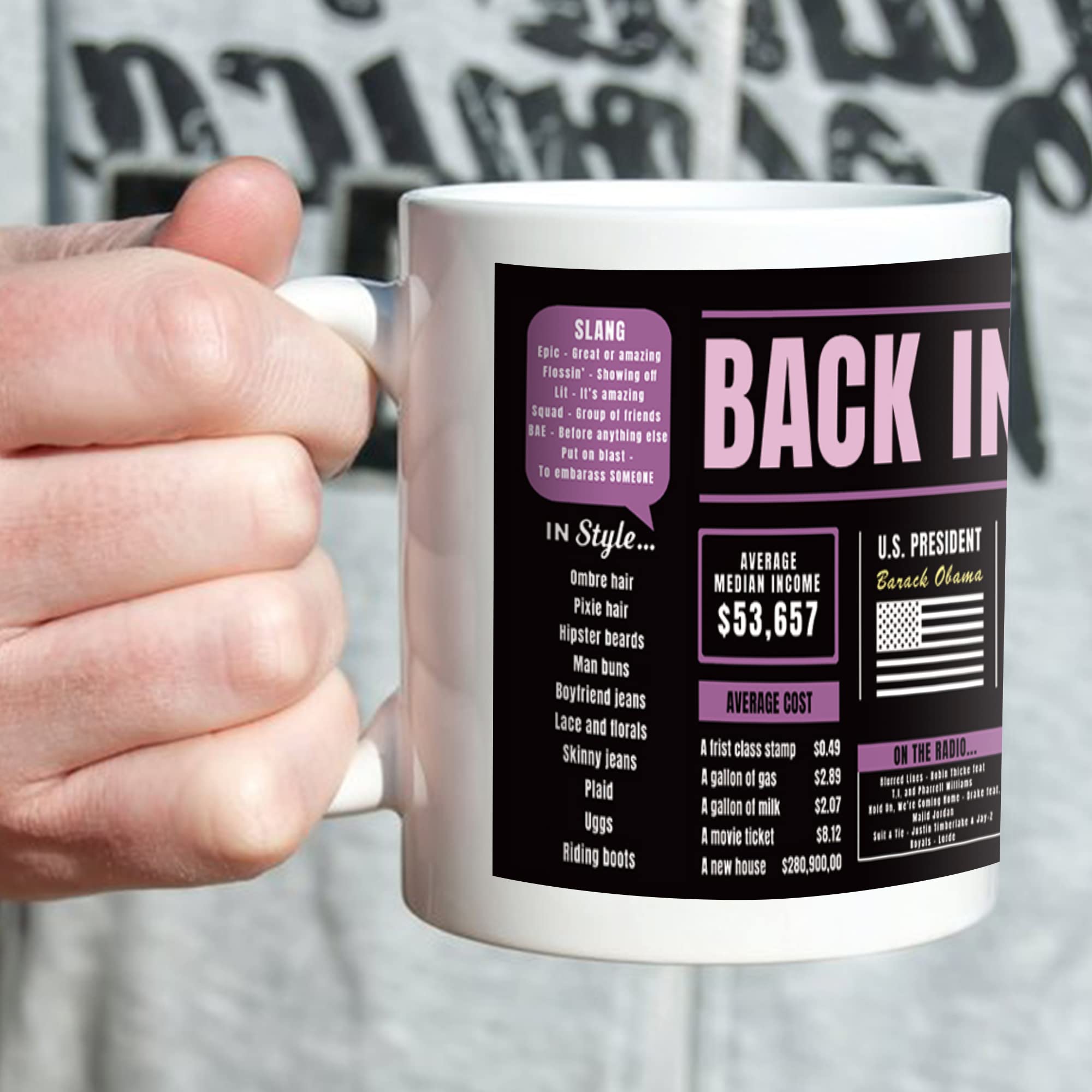 2014 Themed 9th Birthday Coffee Mug - 11Oz Funny Back in 2014 Gift for 9 Year Old Boys Girls Kids Friends - Perfect for Birthday Parties, Retro Celebrations & Nostalgic Gifts