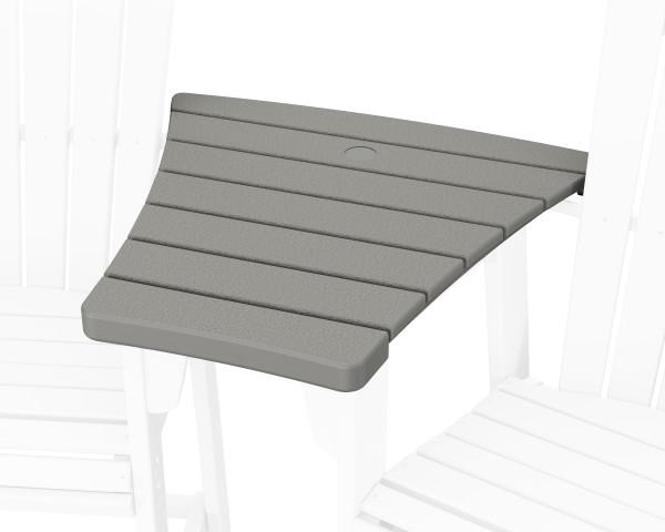Polywood 600 Series Angled Adirondack Dining Connecting Table - Outdoor Patio Furniture for Poolside, Garden & Backyard Relaxation