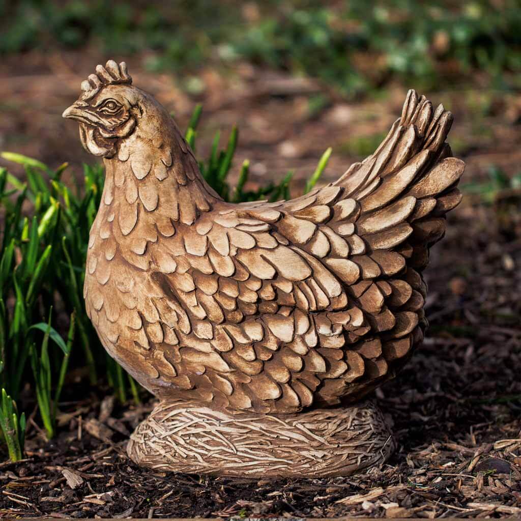 Campania International Henrietta Garden Statue - Classic Outdoor Decor for Patio, Lawn & Garden