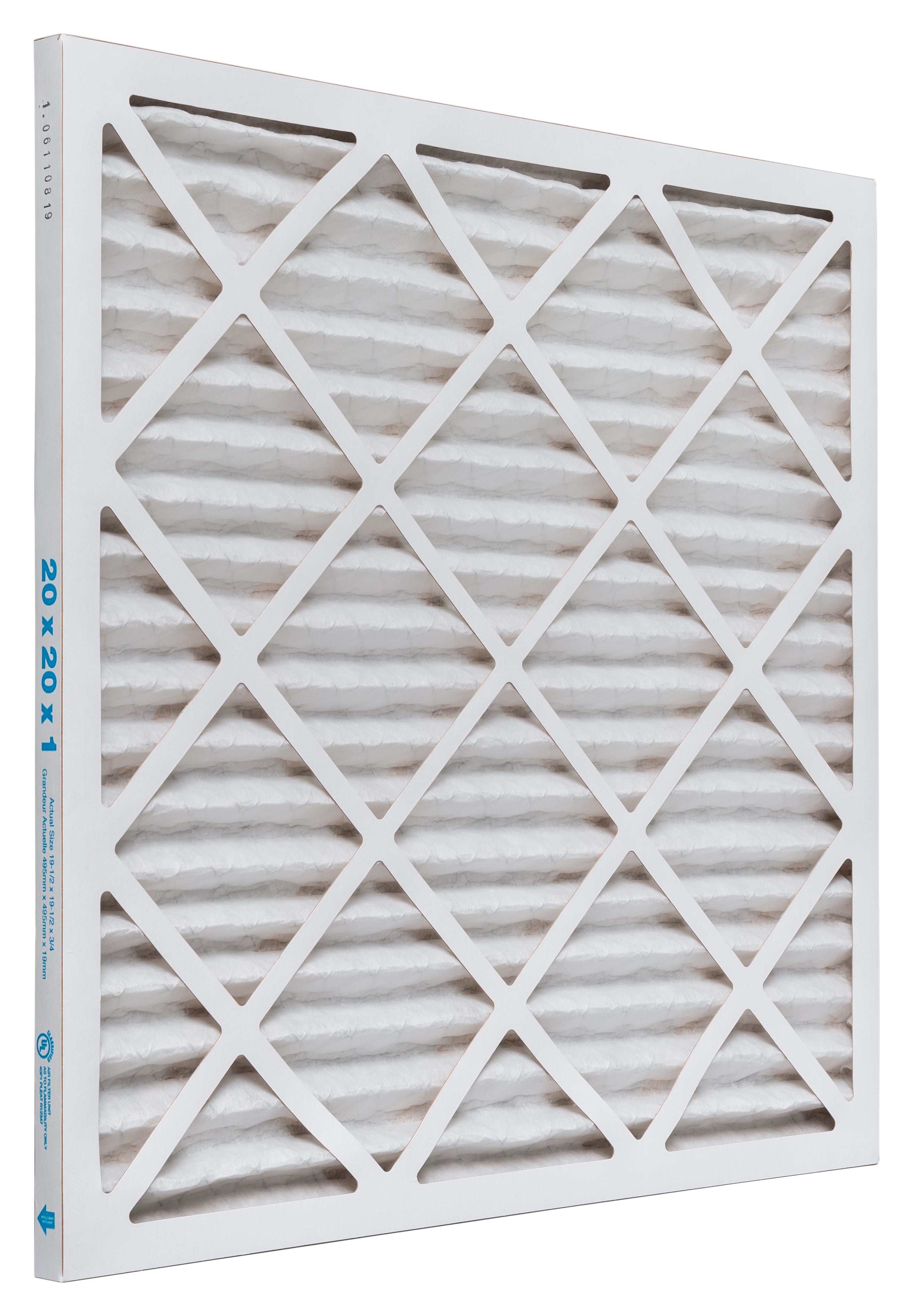 15.25x15.25x1 Inch MERV 8 Pleated Air Filter - Replacement for HVAC Systems, Furnaces & AC Units - Improves Indoor Air Quality for Homes & Offices