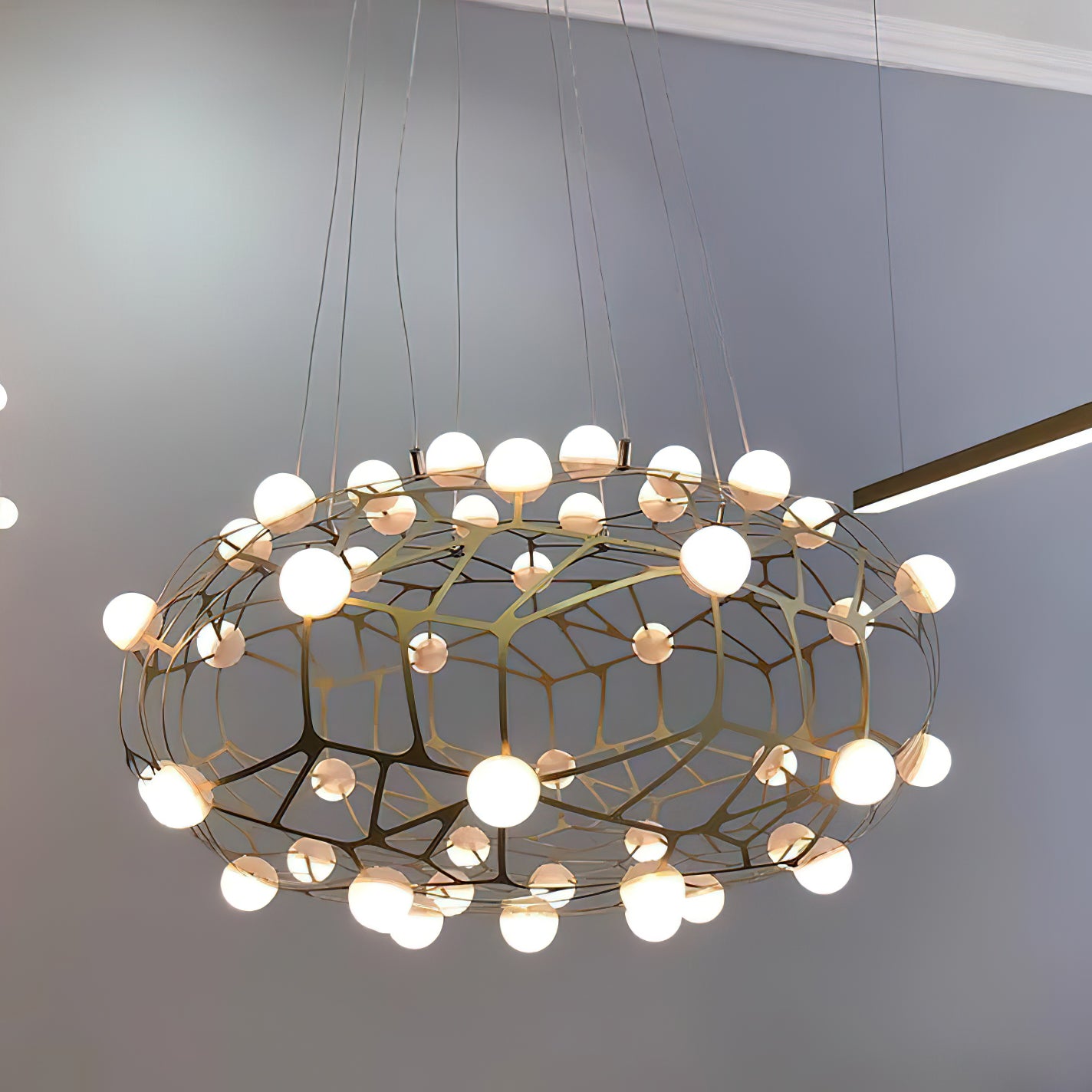 Exquisite Bird's Nest Chandelier - Elegant Crystal Ceiling Light Fixture for Dining Room, Bedroom & Living Room Decor | Perfect for Modern Home, Wedding & Luxury Interior Design