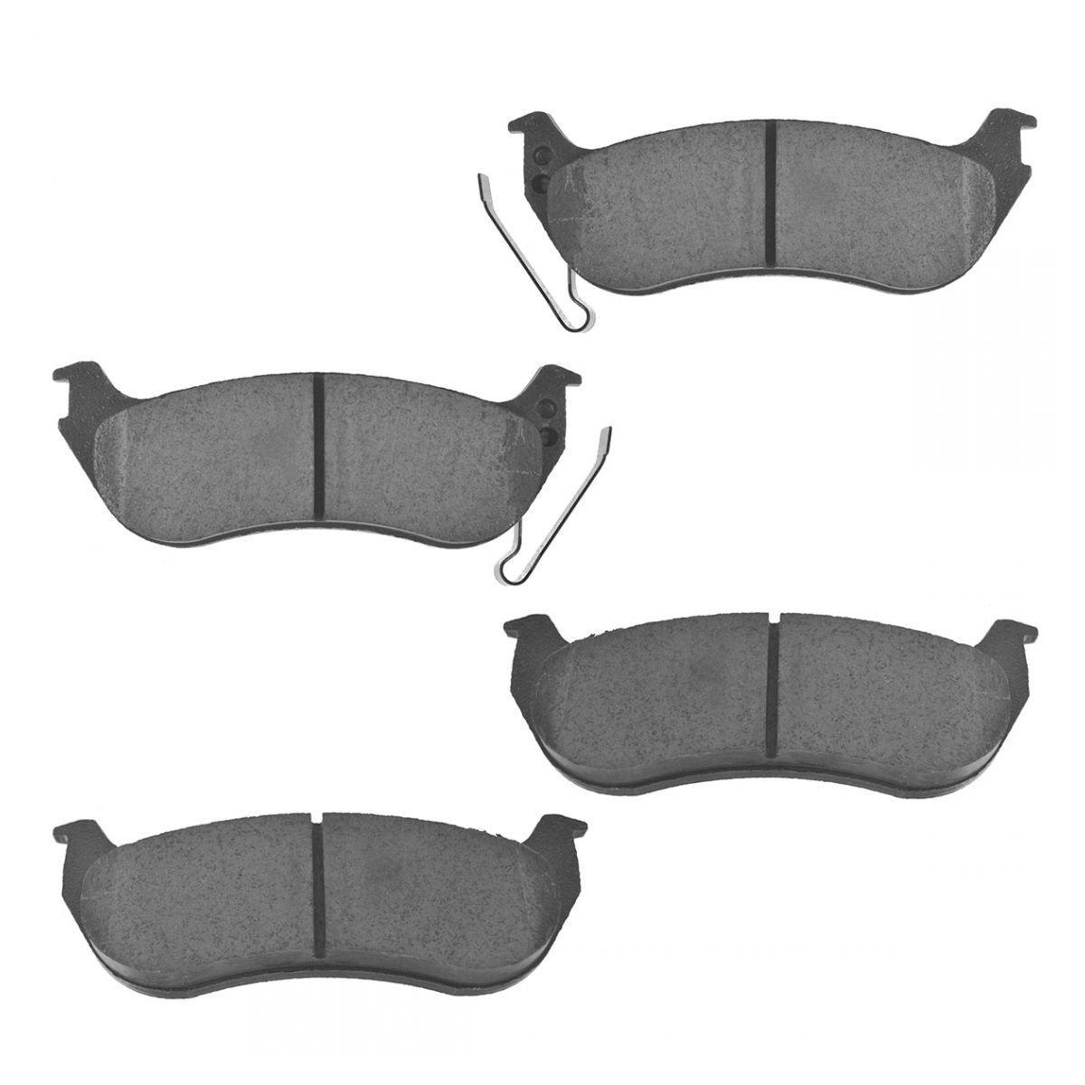 High-Performance Ceramic Brake Pads & Rotors Kit - Front & Rear G-Coated Set for 2003-2006 Jeep Wrangler - Perfect for Off-Roading & Daily Driving