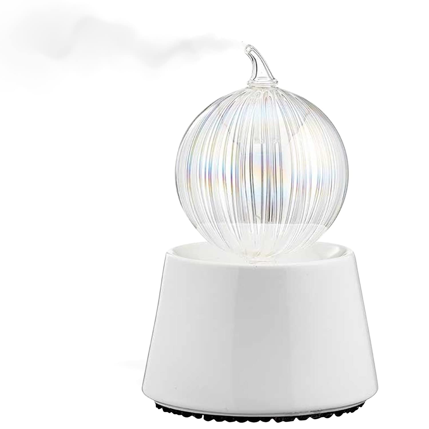 Premium Aurora Essential Oil Diffuser - Ultrasonic Nebulizing Aromatherapy Humidifier for Home, Office, Yoga & Spa (Black) | Relaxation, Stress Relief & Better Sleep