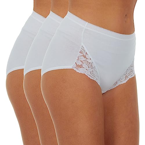6 Pairs White Lace