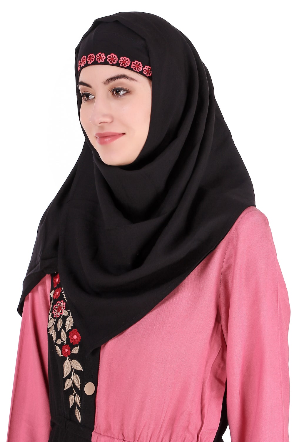 Premium Black Rayon Hijab - Soft, Lightweight & Breathable Scarf for Women - Perfect for Daily Wear, Prayer, and Modest Fashion