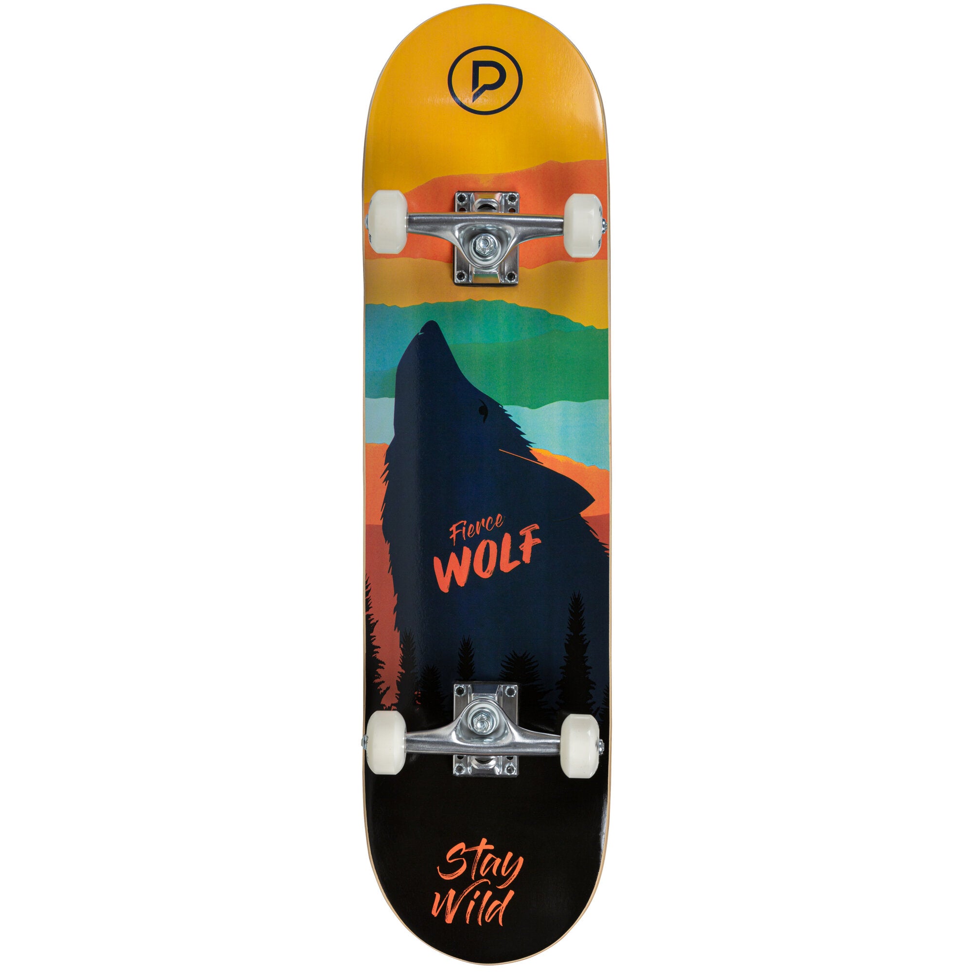 Fierce Wolf T-Shirt - Men's Graphic Tee with Cool Wolf Design - Perfect for Outdoor Adventures, Camping, and Casual Wear