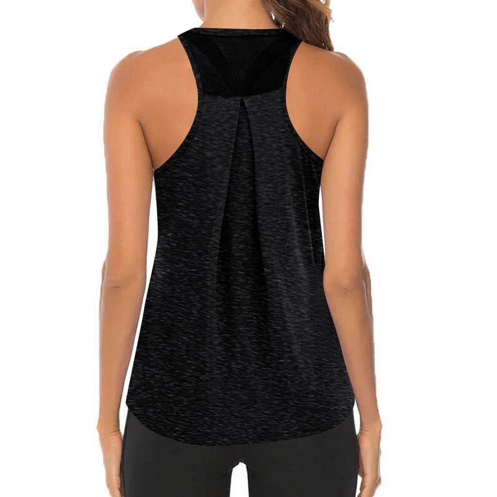 Women's Workout Tank Top - Breathable Gym Shirt for Yoga, Running & Exercise - Comfortable Athletic Activewear for Fitness & Sports