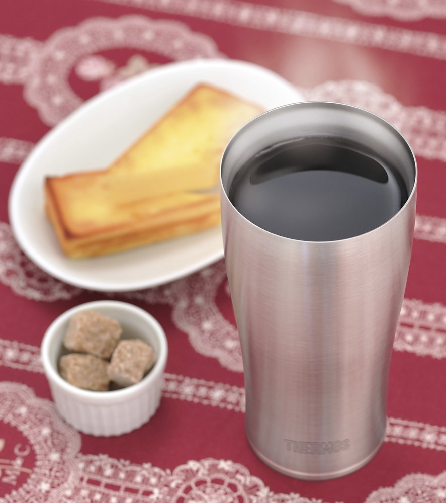 Thermos JDE-420S 14.2oz Vacuum Insulated Stainless Steel Tumbler - Keeps Drinks Hot/Cold for Hours - Perfect for Office, Travel & Outdoor Activities