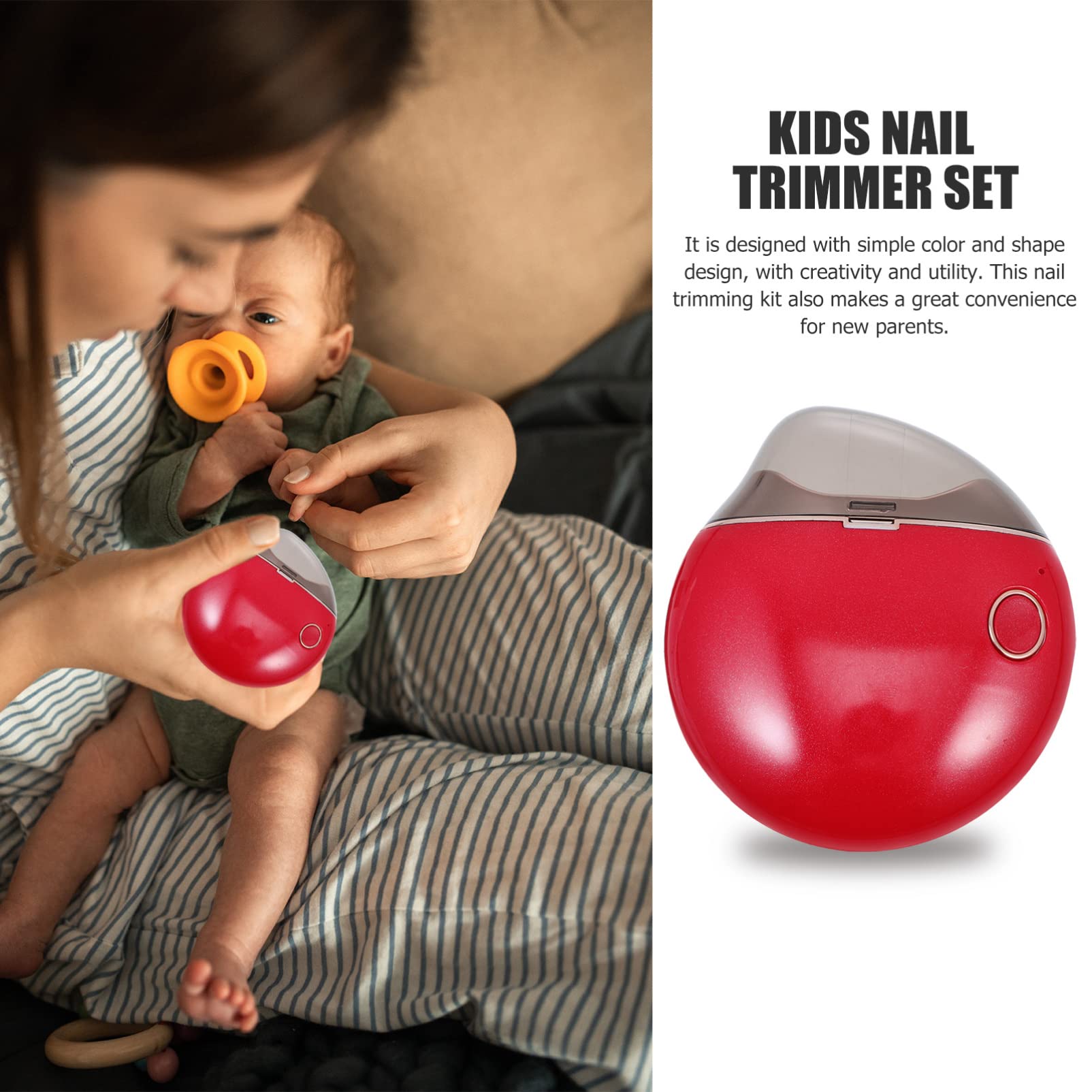Electric Nail Clipper & Polishing Kit - Safe Manicure Tool for Kids & Adults | Nail Trimmer & Care Accessory for Home, Travel, and Salon Use