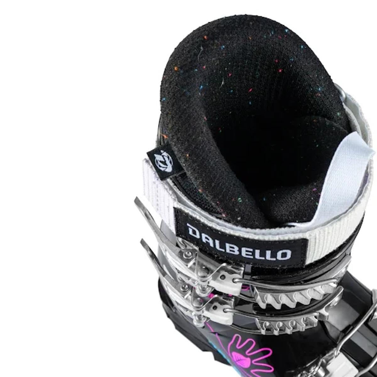 Dalbello J Green Gaia 4 GW Ski Boots - Black/Black - Size 22.5 - Women's All-Mountain Performance Ski Boots for Comfort & Control on Slopes