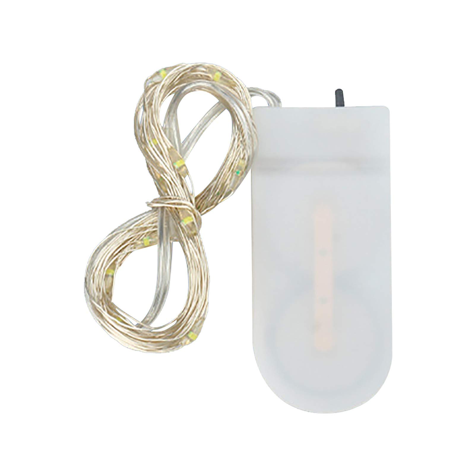 Boddenly 10 LED Battery Operated String Lights - Silver & Copper Wire Fairy Lights for Bedroom, Party, Wedding, Birthday, Anniversary Decor - 1M Multicolor Lights for Home & Outdoor Decoration