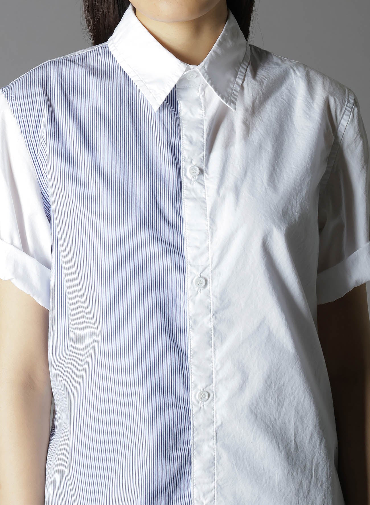 Premium Cotton Broad Stripe Short Sleeve Shirts for Men - Casual Summer Button Down Tops - Perfect for Office, Beach & Outdoor Activities