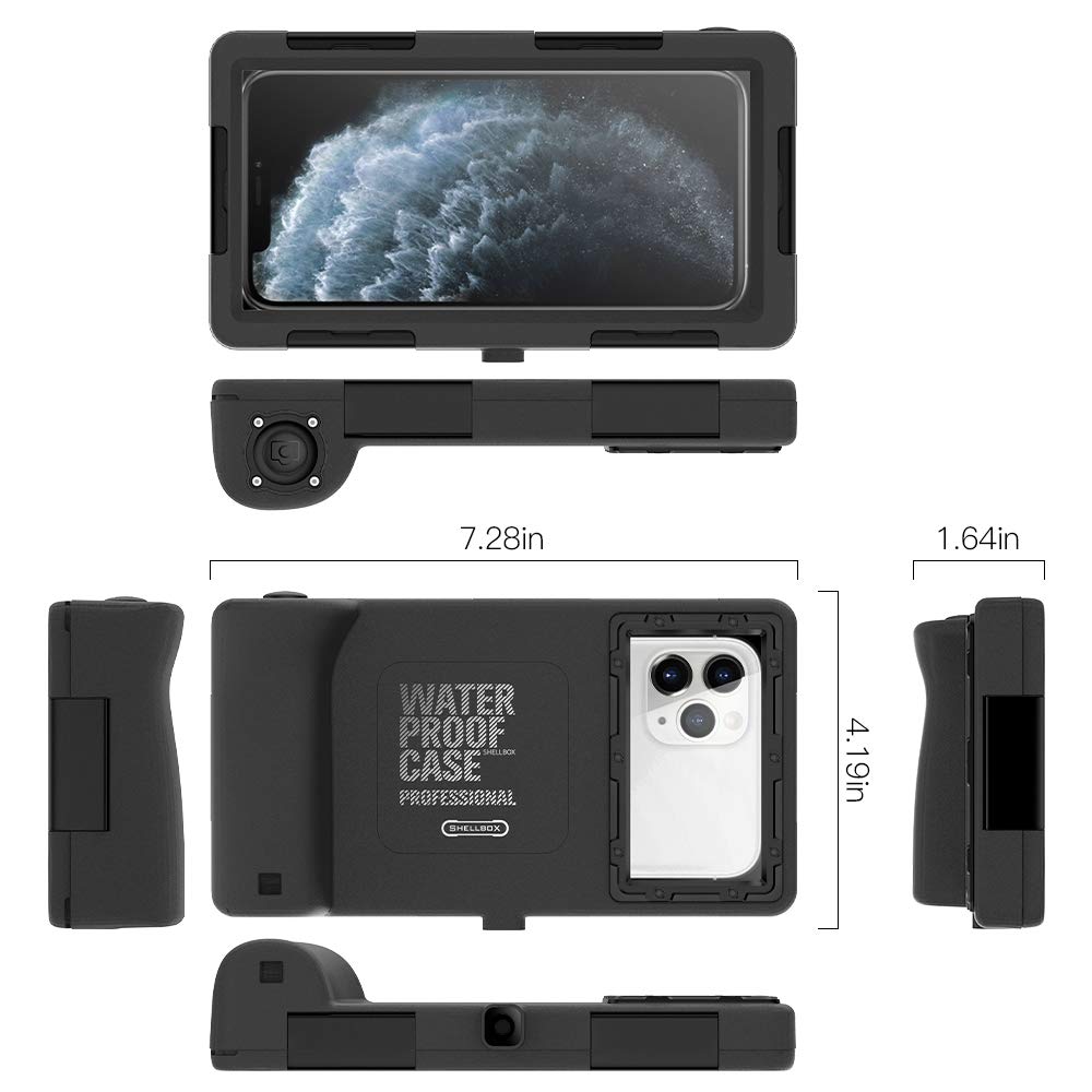 Waterproof Phone Case for Snorkeling & Diving - iPhone/Samsung Underwater Housing with Lanyard for Swimming & Photography