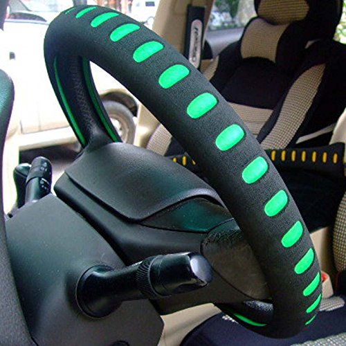 Premium EVA Foam Steering Wheel Cover - Soft, Breathable & Non-Slip Car Accessory (15