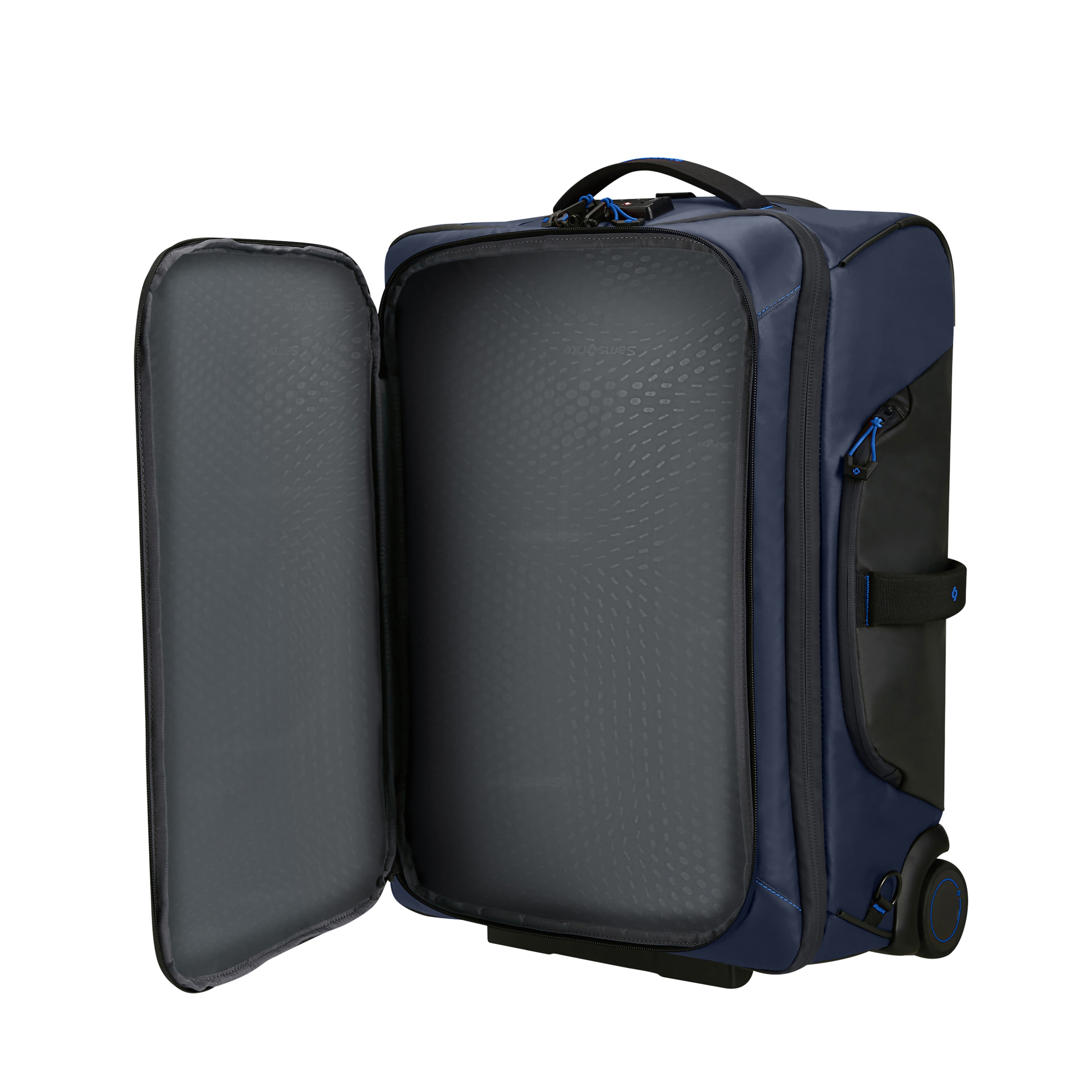 Samsonite Ecodiver 21.5 Inch Wheeled Duffle Backpack - Lightweight Carry-On Luggage for Travel, Gym & Weekend Getaways | Water-Resistant & Spacious Design