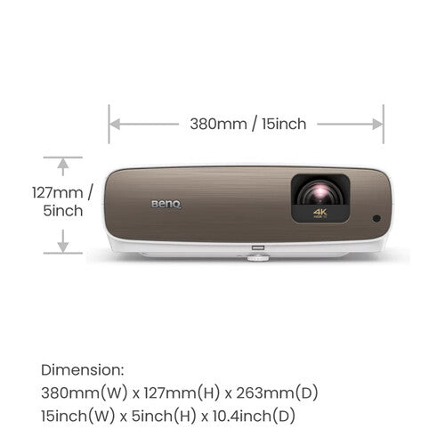 BenQ HT3560 4K UHD HDR Home Theater Projector - 2200 Lumens, DLP Technology for Cinematic Experience | Perfect for Movie Nights, Gaming & Home Entertainment