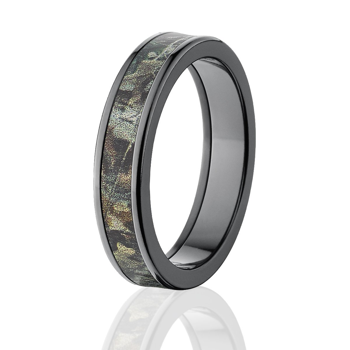 RealTree Camouflage Wedding Rings for Men & Women - Durable Timber Camo Bands for Outdoor Enthusiasts, Hunting & Adventure Weddings
