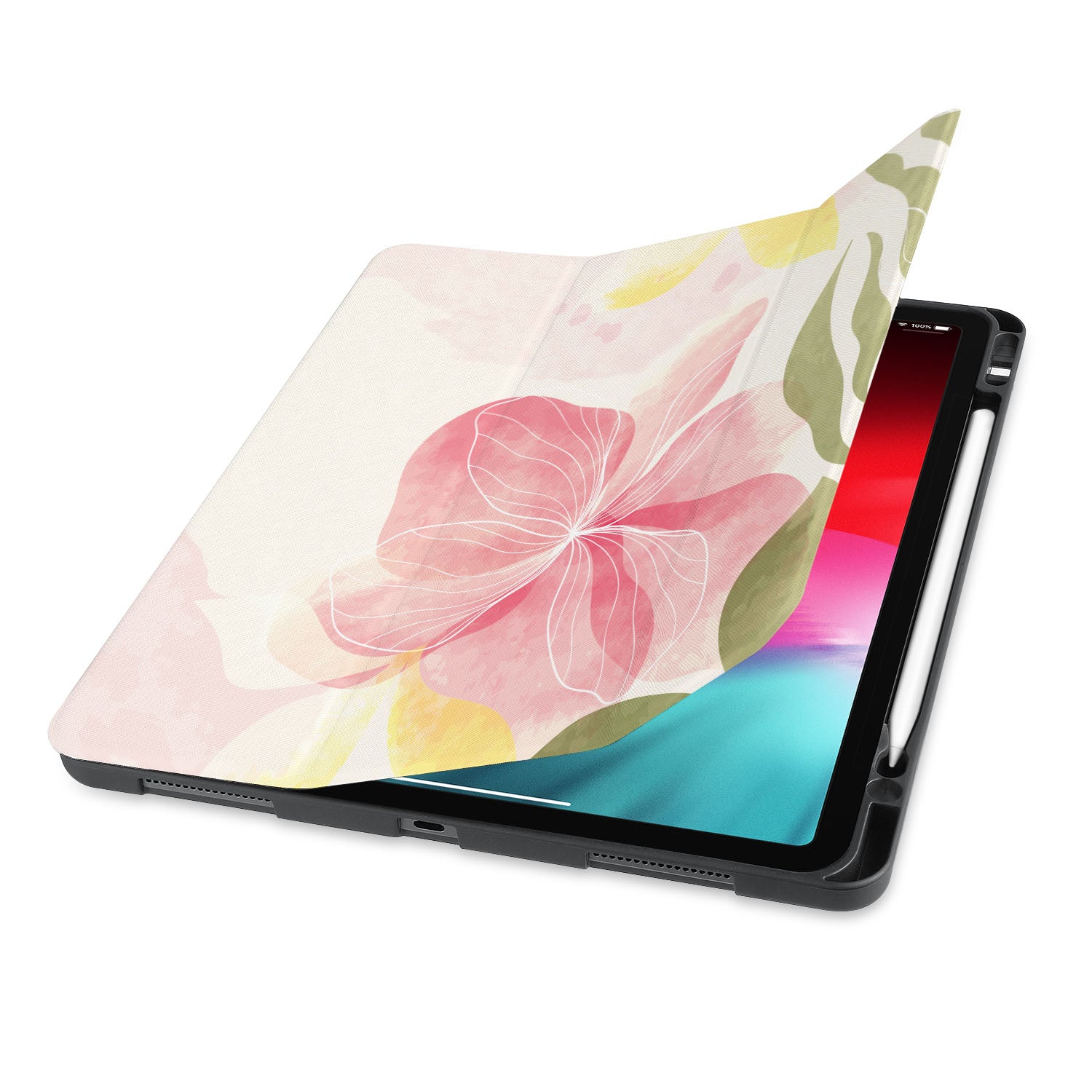 Premium iPad Trifold Case - Slim Protective Cover with Auto Sleep/Wake for iPad Pro/Air/Mini - Perfect for Work, Travel & Home Use