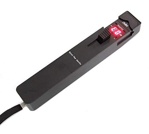 Hanchen RKX-3306 Fiber Optic Identifier Tester 800-1700nm with 4 Adapters - Detect & Recognize Optical Signals for Network Maintenance & Installation