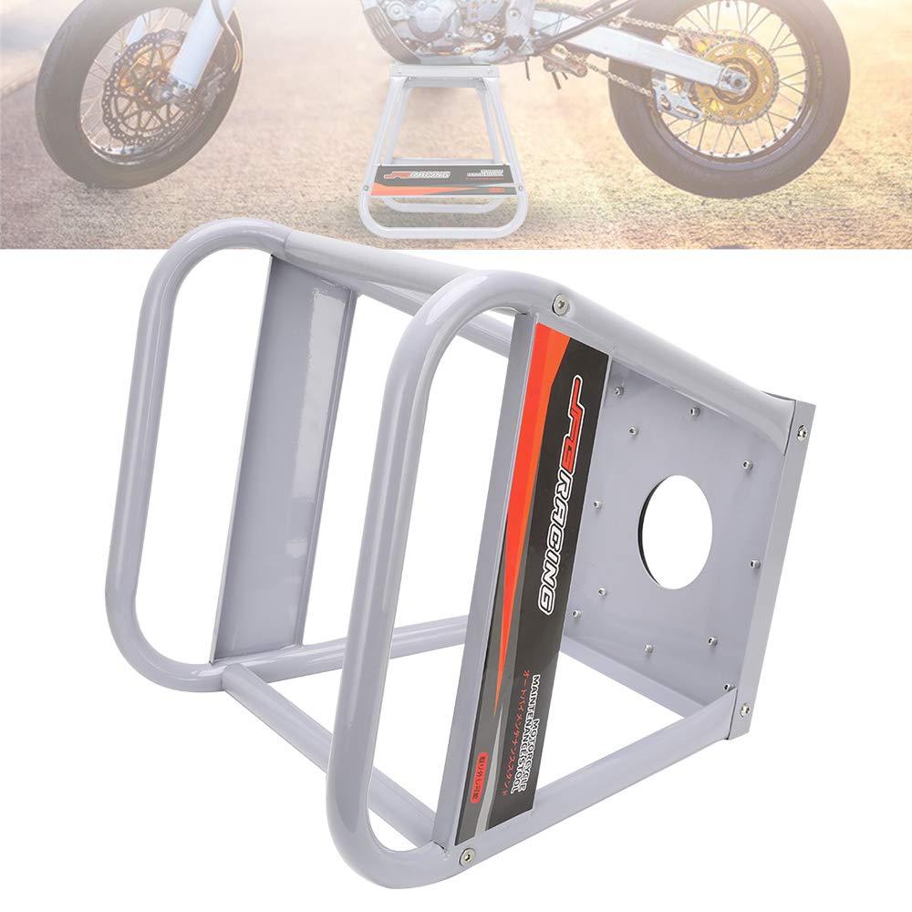 Heavy Duty Motorcycle Lift Stand - Adjustable Dirt Bike Moto Stand for Most Motorcycles | Removable Panel Design | Perfect for Garage Maintenance & Off-Road Bike Storage
